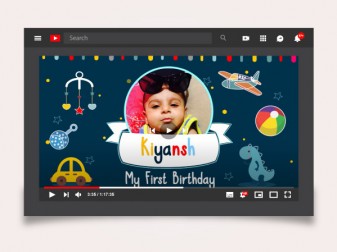 Birthday photo video